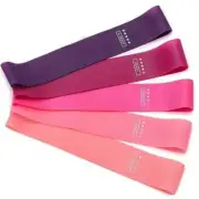 5pcs/set Exercise Fitness Workout Elastic Bands Gym Heavy Duty Resistance Yoga