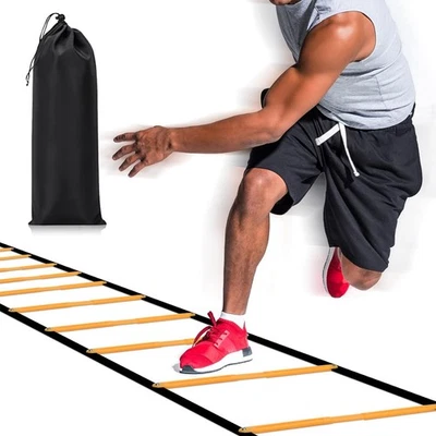 Agility Ladder 12 Rung 20 FT Speed Training Ladder Drill Sports Workout Equip...