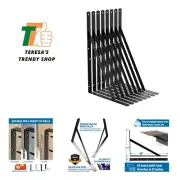 Inch Shelf Brackets & Supports, Large Wall Brackets for Garage Storage, Heavy...