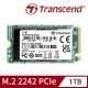 【Transcend 創見】MTE400S 1TB M.2 2242 PCIe Gen3x4 SSD固態硬碟(TS1TMTE400S)