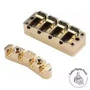 Warwick 2-Piece 3D Bridge & Tailpiece, 4-String, SP W 30116 4G - Gold