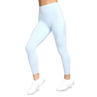 Nike AS W NK DF Universa 女 藍色 運動 瑜珈 高腰 九分 束褲 DQ5898-441