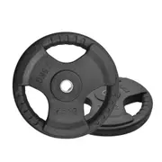 7.5kg x 2 Standard Rubber Coated Weight Plate Set - Commercial Grade