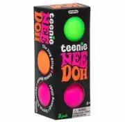 Teenie Needoh Stress Balls Fidget Toys (Colours Selected at Random - Pack of 3)