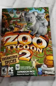 Zoo Tycoon 2 Endangered Species Expansion Pack New Sealed