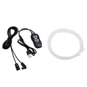 LED Car Interior Neon Light Strip RGB Atmosphere Ambient Lamp Sound Control USB (for: Chevrolet)