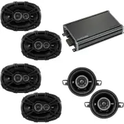 Kicker Speaker & Amp bundle Compatible with Ram Crew Cab Truck 2012 & Up DSC6...