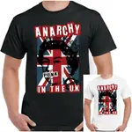 ANARCHY IN THE UK T 恤男式朋克搖滾聯盟傑克衝突