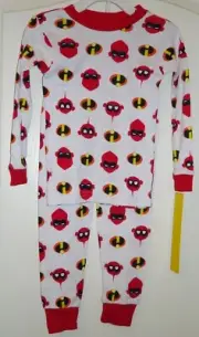 NWT Disneys The INCREDIBLES 2pc pajamas L/S shirt long pants pajamas 3T 5T