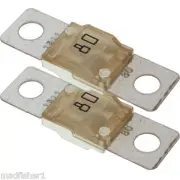 2 x 2 Packs Blue Sea 5255 AMI / MIDI Fuse 80 A Amp (4 fuses total)