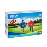 VEVOR Inflatable Bumper Balls 2-Pack, 2FT/0.6M Body Sumo Zorb Balls for Kids, Du