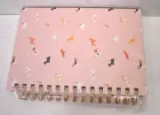 Graphique De France Journal Planner Pink Dog Design Spiral Bound Notebook