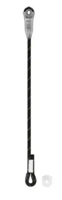 PETZL, Unisex Jane-i Single Compose A Fall Arrest Lanyard, Black, 60 cm