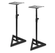 Speaker Stands Pro Audio Bookshelf Adjustable Pair 26”-52” Pyle