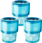 [Bluearks] 3 Pack Gen5 HEPA Filter Replacement Compatible with Dyson Gen 5/G5 Detect Fluffy Cordless Stick Vacuums Rear Cartridge Filter Accessory Cleaning Filter (3), BL-G5