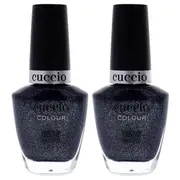 Cuccio Colour Nail Polish - Rolling Stones by Cuccio for Women - 0.43 oz Nail Polish - Pack of 2