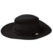 Tilley LTM6 Airflo Broad Brim Hat, Black, 7 1/8