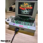 Saturn Slim Combo Game Console 8" 4:3 LCD and Hifi Stereo Speakers for SS Games