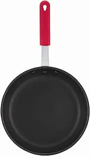 Winco AFP-8NS-H Commercial-Grade Aluminium Fry Pan/Skillet, 8", Silver