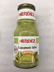 HERDEZ Medium Guacamole Salsa Large Jar Avocado Dip Sauce - 23.6 oz.
