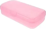 NOLITOY Practical 2-layer Design Nail Tool Case Nail Clipper Box Nail Soaking Nail Tool Tray Cleaning Case for Nail Tool