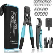 SHALL PEX Crimping Clamp Cinch Tool and Pipe Hose Cutter, ASTM 2098
