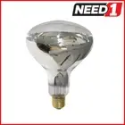 CROWN LIGHTING 275 WATT Infrared Heat Lamp - Bathroom Exhaust Heat Lamp