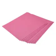 Glitter EVA Foam Sheets Pink Self Adhesive Back 15.7 x 11.8 Inch 1.6mm 10 Pcs
