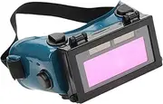 Automatic Dimming Welding Goggles, Eyeshade Eye Protective Equipment Industrial Welding Goggles Mask Helmet for TIG,