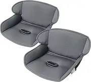 Ihaapsi Baby Piddle Pad- Fully Waterproof Toddler Liner & Seat Protector Compatible with Car Seat Stroller with 3D Breathable Material-360 Degree Protection (Grey 2PCS)