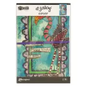 Ranger Dyan Reaveley's Dylusions Dyalog Canvas Printed Cover, Multicolor