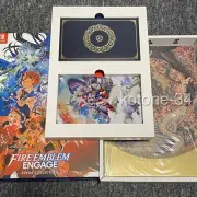 Fire Emblem Engage Divine Edition Steelbook Art Card Elyos Japan Switch *No game