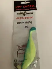 Mister Twister Soft Plastic Shad Surf Snapper Kingfish Rig 5/0 Hook 50lb Leader