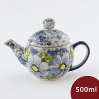 在飛比找momo購物網優惠-【波蘭陶】陶瓷茶壺含濾網 500ml 波蘭手工製(靜謐星辰系