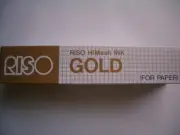 GOLD - RISO Print Gocco Hi mesh INK for paper Screen printer PG-5 PG-11 PG-10