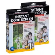 2PK Instant Single Door Mesh Screen Magnetic Mosquito/Insect/Bug Free Curtain