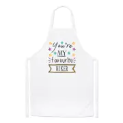 You're My Favourite Hiker Stars Chefs Apron Camper Hiking Worlds Best Cooking