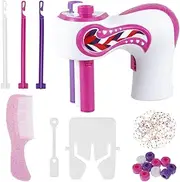 Automatic Hair Braider Electric Hair Braider Hair Braiding Machine Hair Twisting Tool DIY Hair Styling Tools Quick Twist Hair Braider Machine Styling for Girls Kids (1Set)