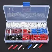 200pcs Car Fuse Kit, Flat Plug Fuses for Automobiles and Two-Wheelers, Convenient and Practical, Propylene & Zinc Alloy Material, Lightweight and Compact, 5AMP Black(25), 8AMP