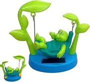 Car Turtle Ornament - Cartoon Solar Swinging Turtle Decor | Creative Animal Turtle Figurine for Decorations Car Dashboard, Desktop