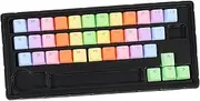 TEHAUX Mechanical Keyboard DIY Keycaps 37 Pbt Translucent Key Caps Kit for Home Computer Mx8.0 Height