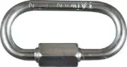 20 Pack Chain Quick Connecting Link, Zinc, 1/4-In. N223-024