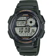 Casio AE1000W-3AV, Watch, 5 Alarms, Chronograph, World Time, 10 Year Battery