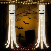 2pcs Halloween Ghostly Windsocks Halloween Tree Hanging Ghostly Decorations