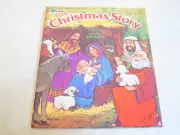 Vintage UNUSED 1977 Whitman The Christmas Story Sticker Book Nativity Scene