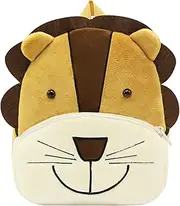 [Comebachome] Animal Backpack 10x9x4" Cute Toddler Backpack Soft & Comfortable Plush Furry Cartoon Backpacks Small Kids School Bag Travel Bag for Baby Girl and Boy, Animal, Toddler