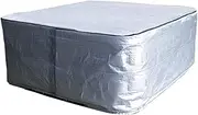 UCEDER Hot Tub Cover Cap Spa Cover Guard Waterproof 170G Top Polyethylene Hot Tub Sun Shield(80"x80"x35")