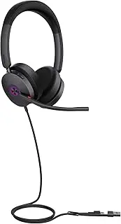 Yealink UH48 Dual UC Headset - USB-C/A, Hybrid ANC, 4 Microphone Noise Cancellation, Dual Busylights