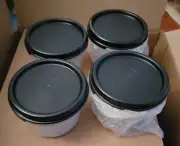 Tupperware *BRAND NEW* Tupperware SET of 4 -- ROUND MODULAR MATE 1
