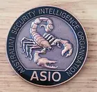 ASIO Australian Coin not badge (Commonwealth federal)